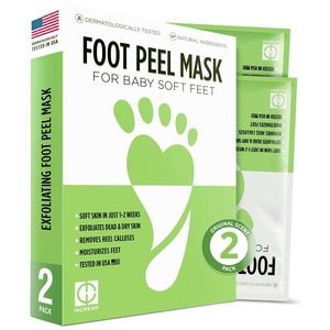 Foot Peel Mask- 2 Pairs of Regular Skin Exfoliating Foot mask For Cracked Heels